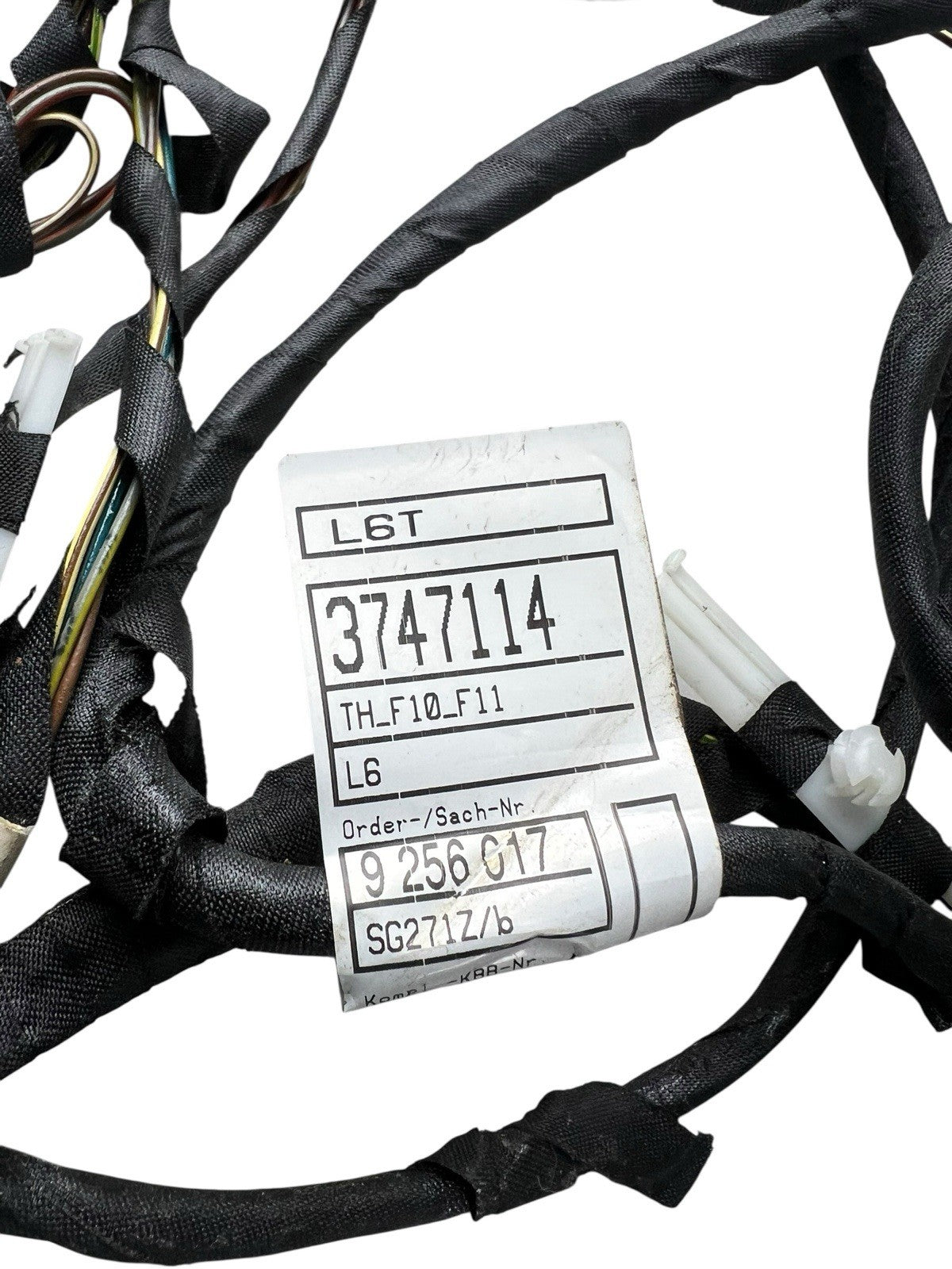 15 BMW 528I REAR Left/RIGHT  DOOR PANEL WIRE WIRING CABLE HARNESS OEM 9256017