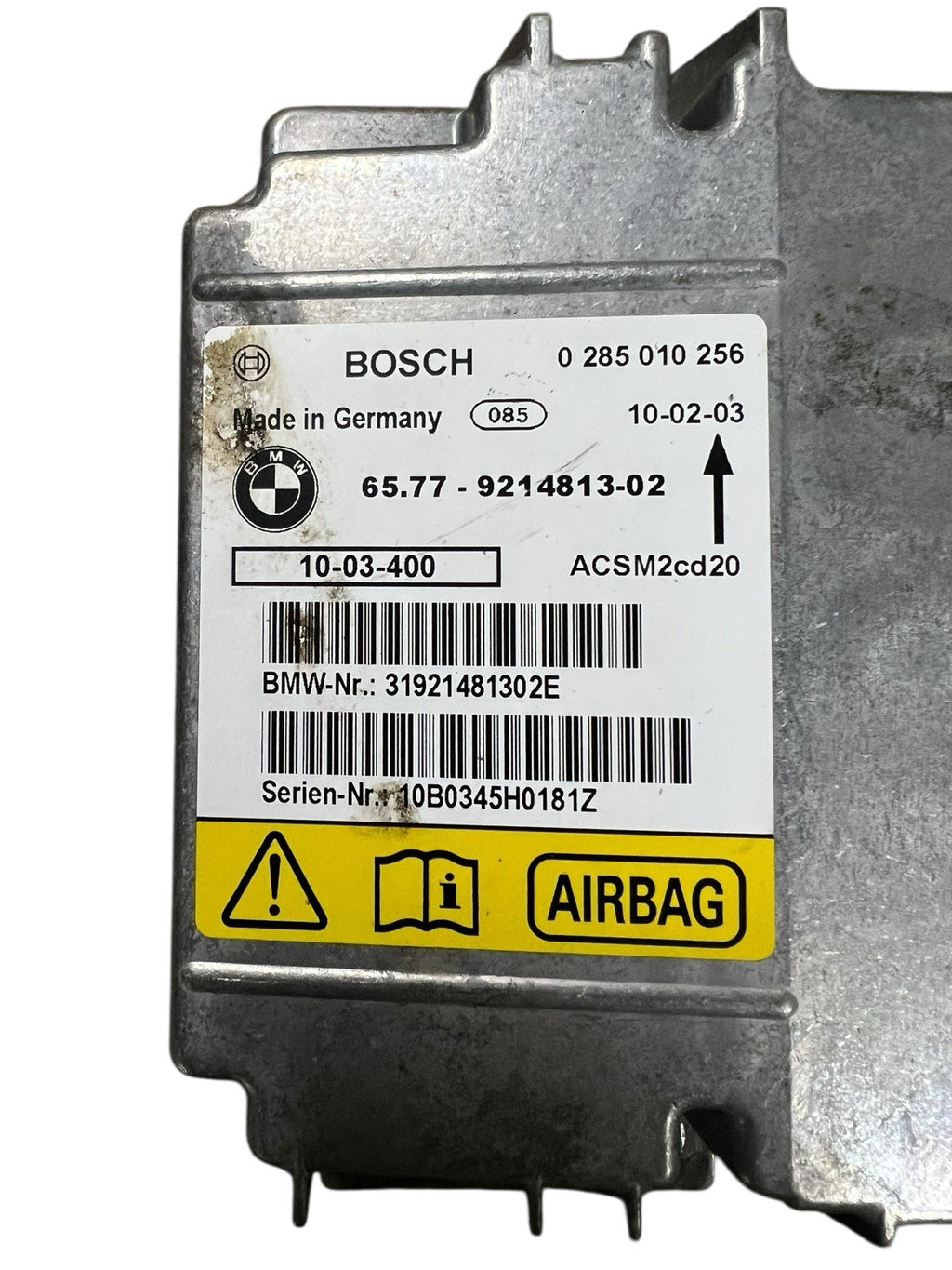 2007  - 2013 BMW X5 Sensor Control Computer Module OEM 0285010256
