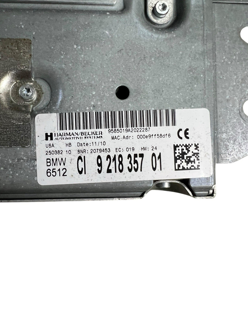 2010-2013 BMW X5 Radio Stereo CI 92 18 357 01 Radio  DIN Disc CD Player OEM