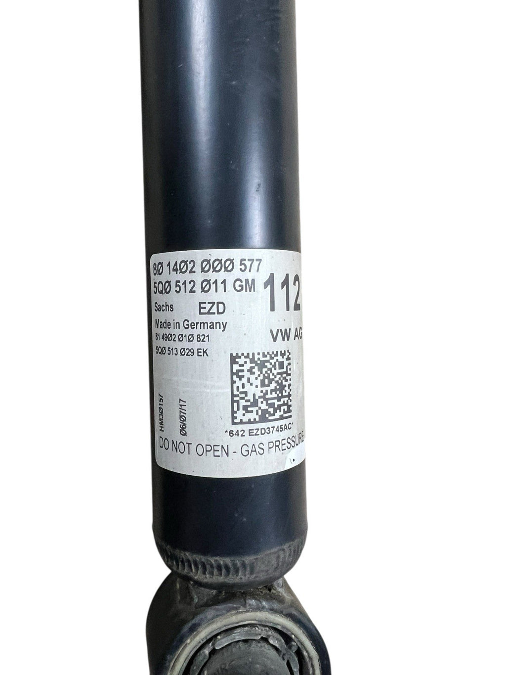 2015-16 Audi A3 Rear Right Shock Strut Absorber OEM 5q0512011