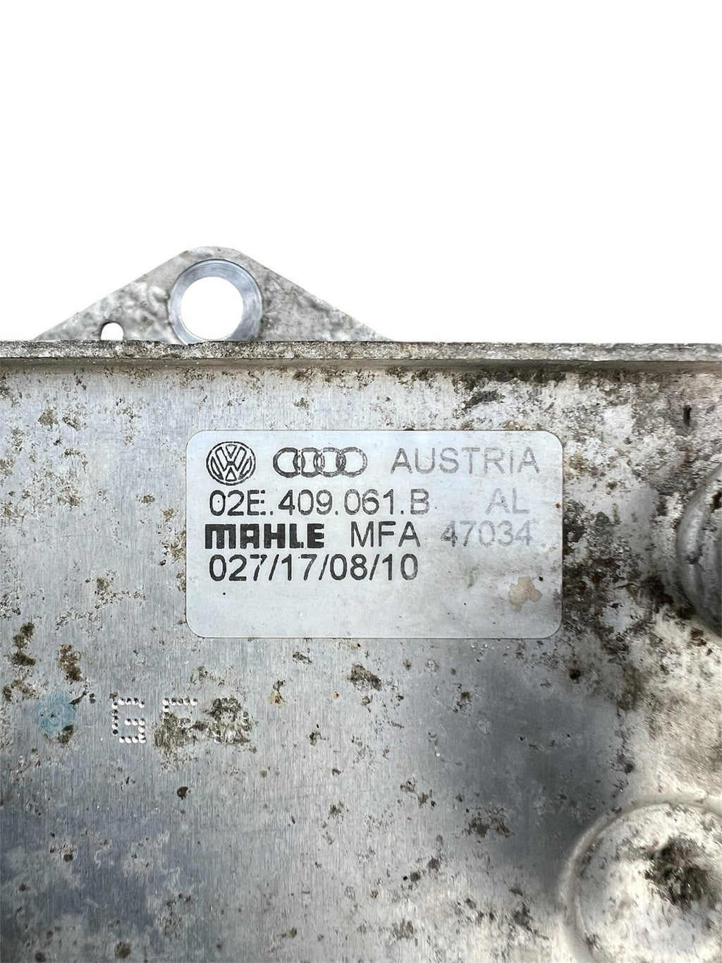 10-14 Volkswagen Jetta 2.0 Diesel Transmission Oil Cooler OEM 02E 409 061 B