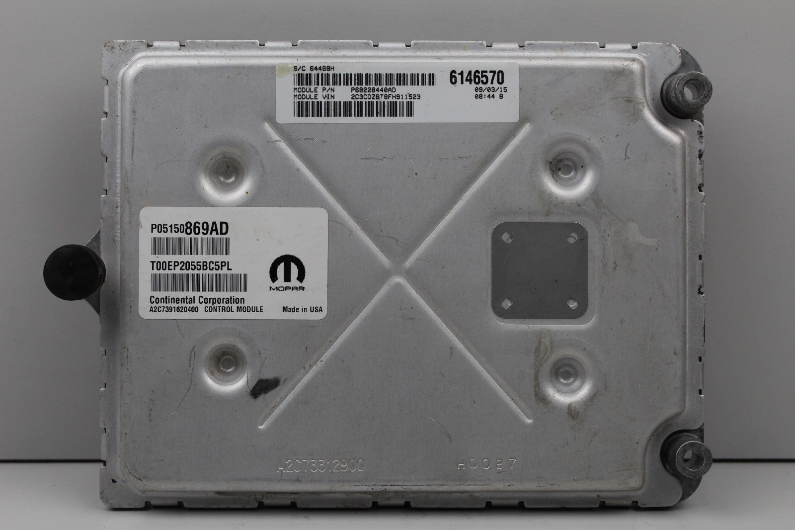 2015 DODGE CHALLENGER ENGINE COMPUTER MODULE ECM OEM P05150869AD
