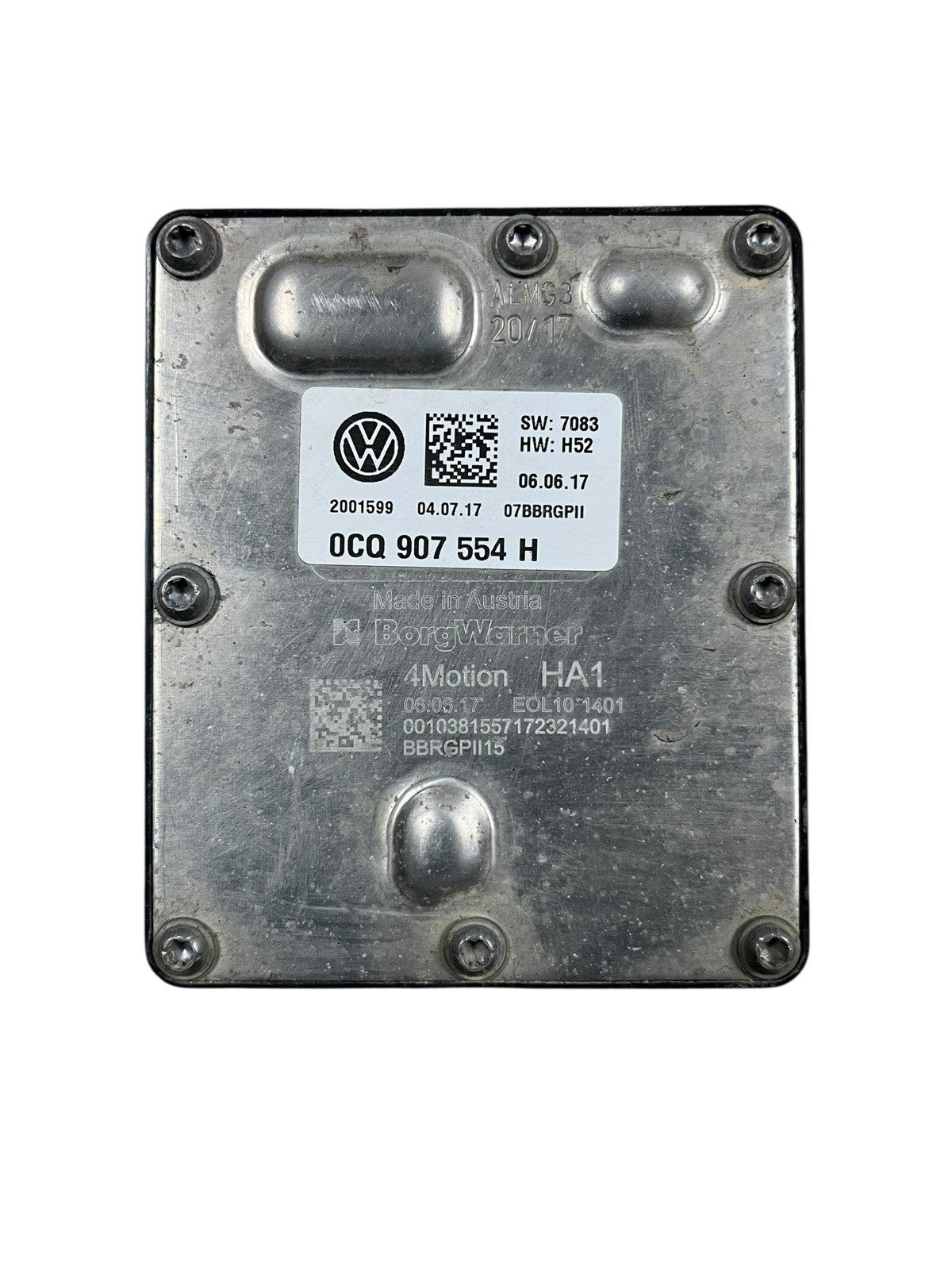 2016-2023 AUDI A3 REAR DIFFERENTIAL CONTROL MODULE 0CQ907554H OEM