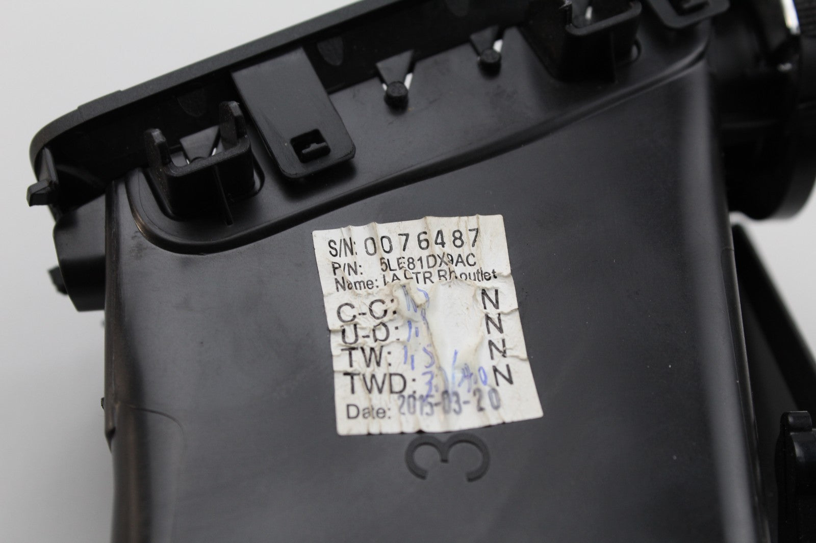 2015-23 DODGE CHALLENGER RIGHT PASSENGER SIDE AC VENT DASH OEM 5LE81TRMAA