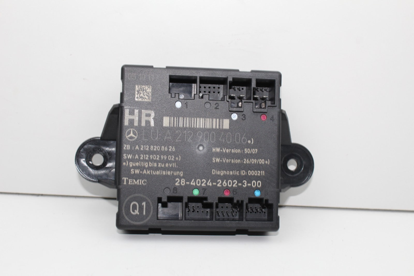 2008-18 MERCEDES E350 REAR RIGHT SIDE DOOR CONTROL MODULE A2129004006 OEM 