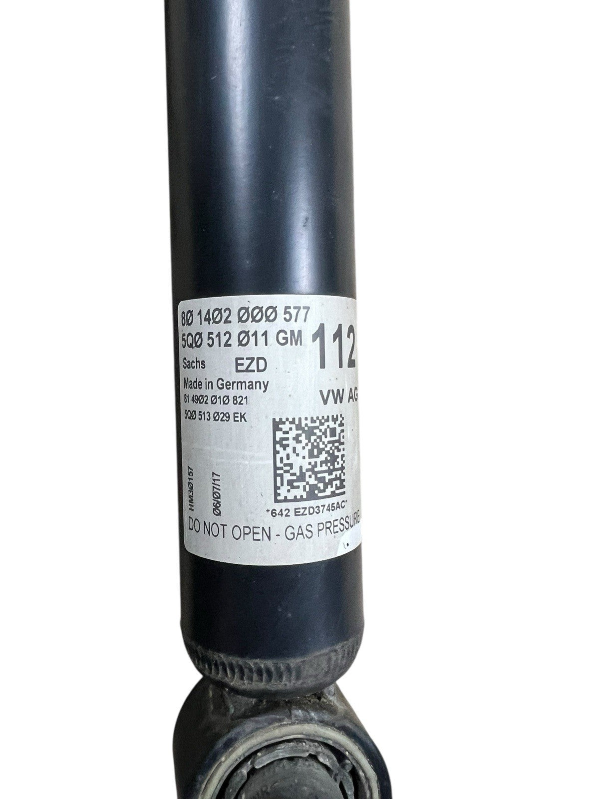 2015-16 Audi A3 Rear Right Shock Strut Absorber OEM 5q0512011