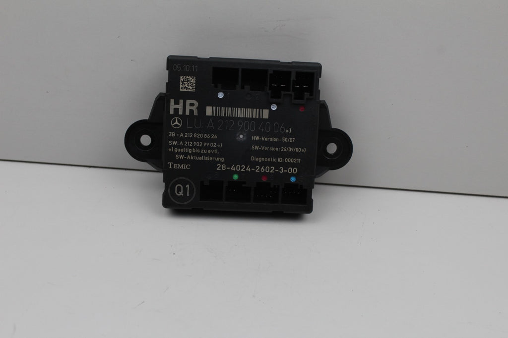 2008-18 MERCEDES E350 REAR RIGHT SIDE DOOR CONTROL MODULE A2129004006 OEM 