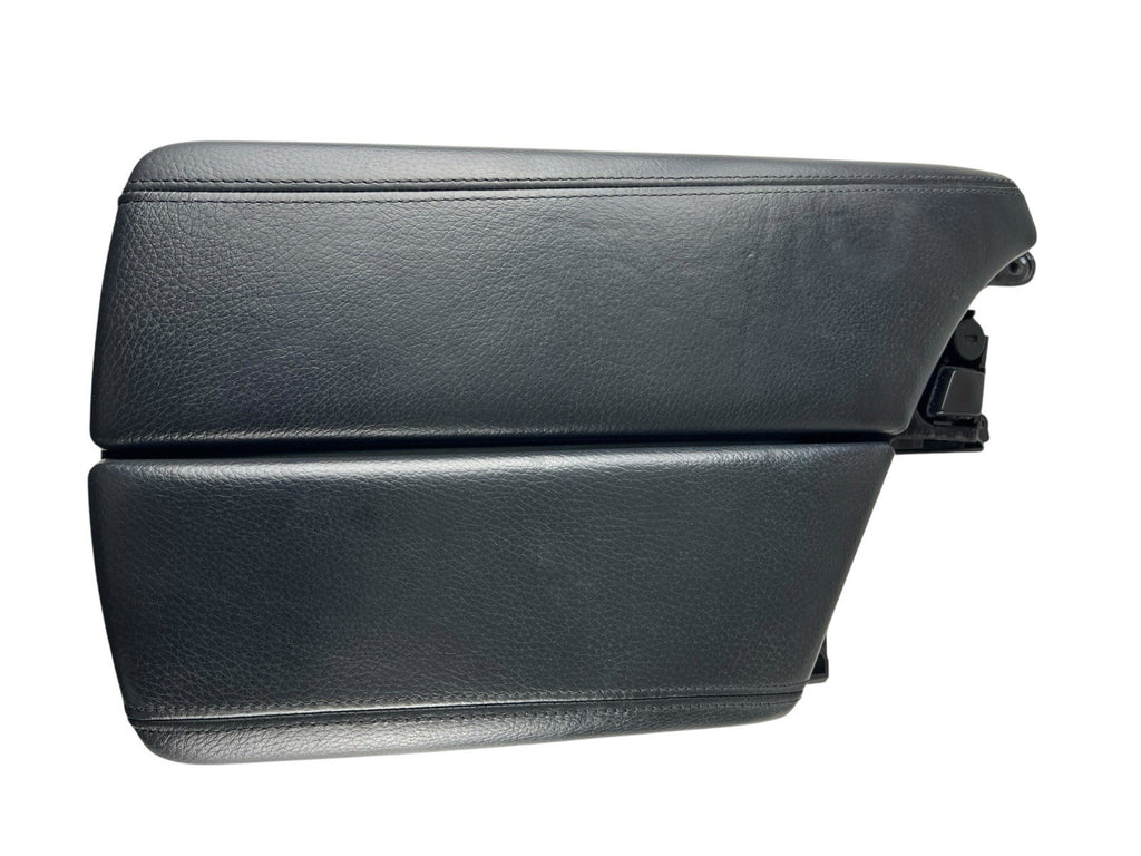 11-16 BMW 5-Series Front Console Arm Rest Armrest Cover Lid Black OEM 921689013