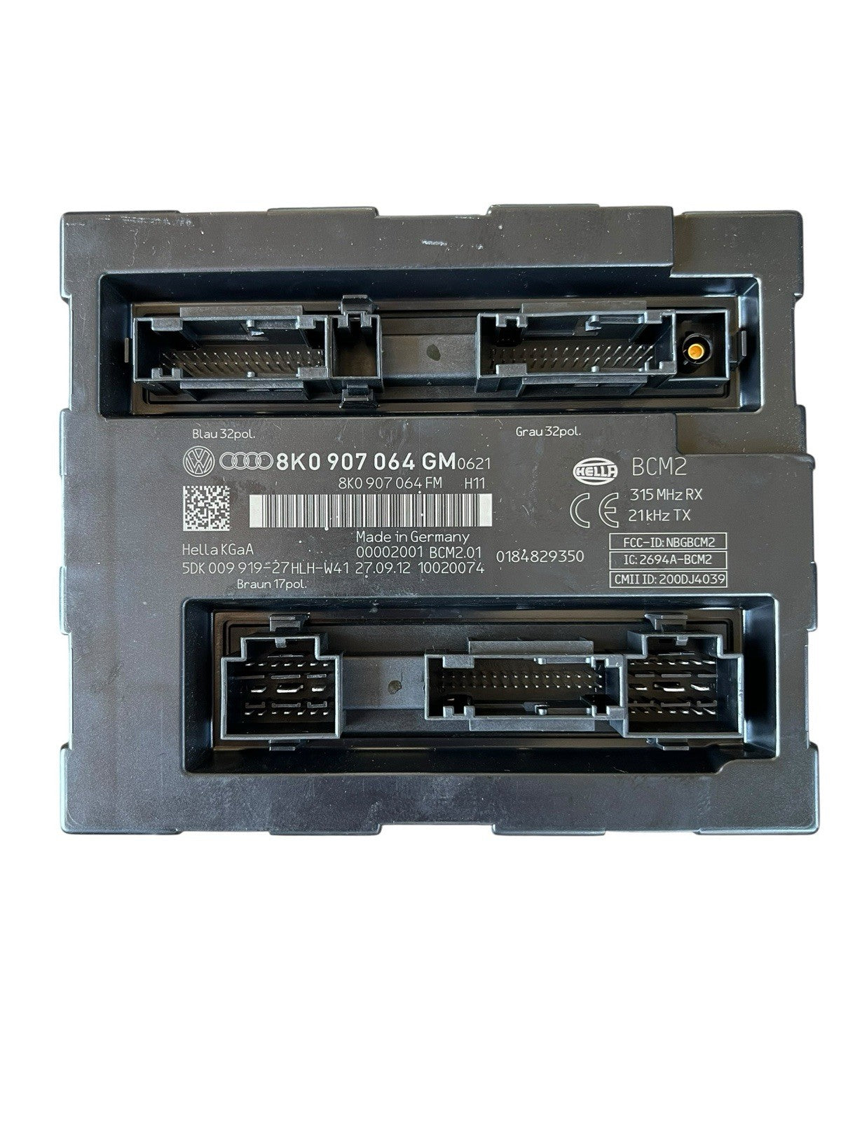 2013-16 Audi S5 Comfort Control Module OEM ￼8K0 907 064 GM