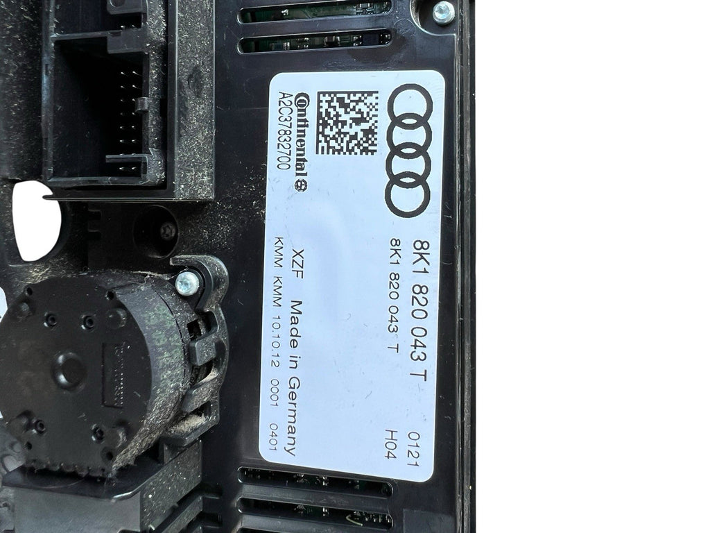 2013-2016 AUDI A5 S5 Heater AC Control Panel Heated Seats 8K1-820-043-T OEM