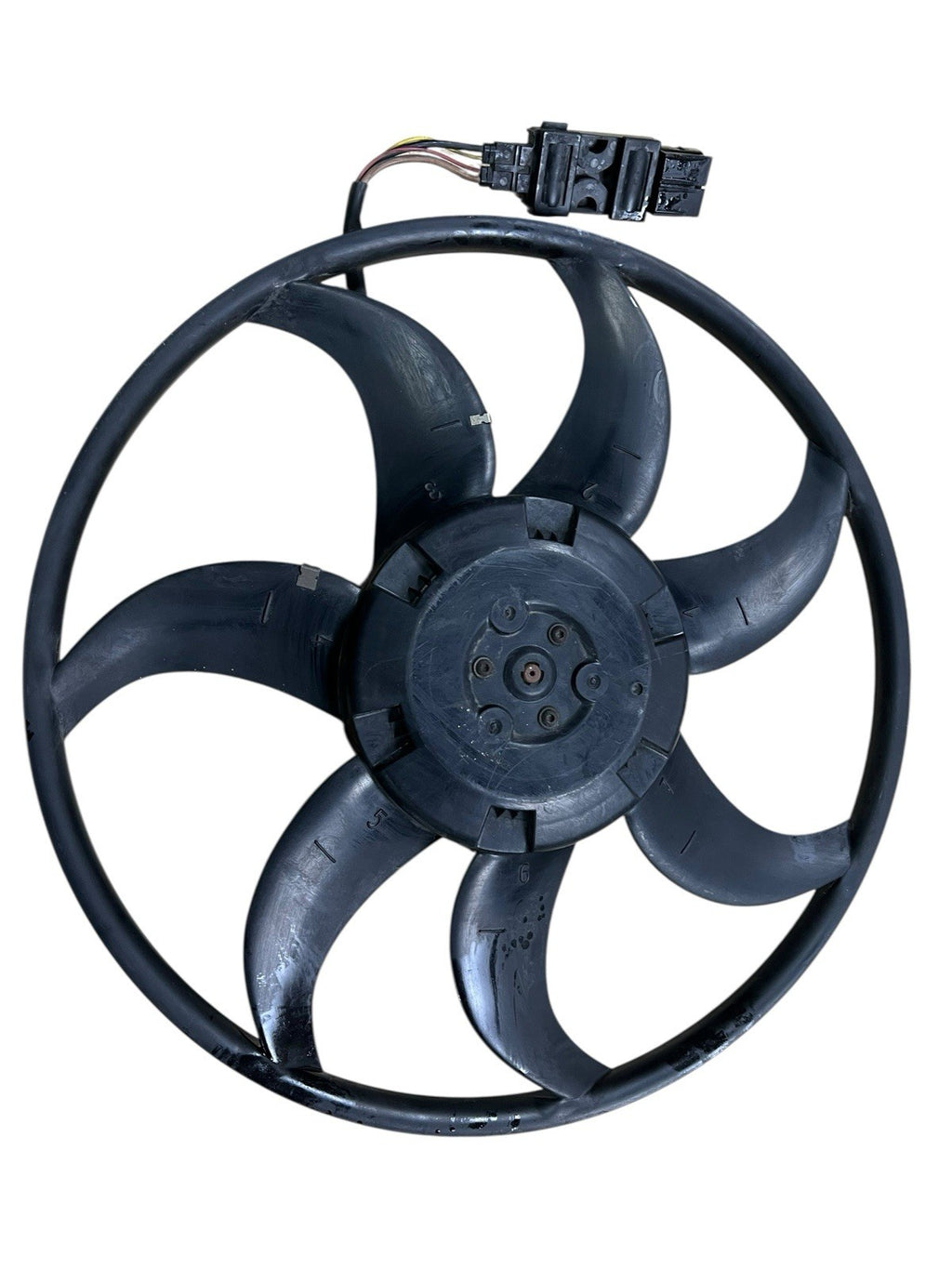 2006 Mercedes E350 cooling fan w/shroud 1137328108 OEM