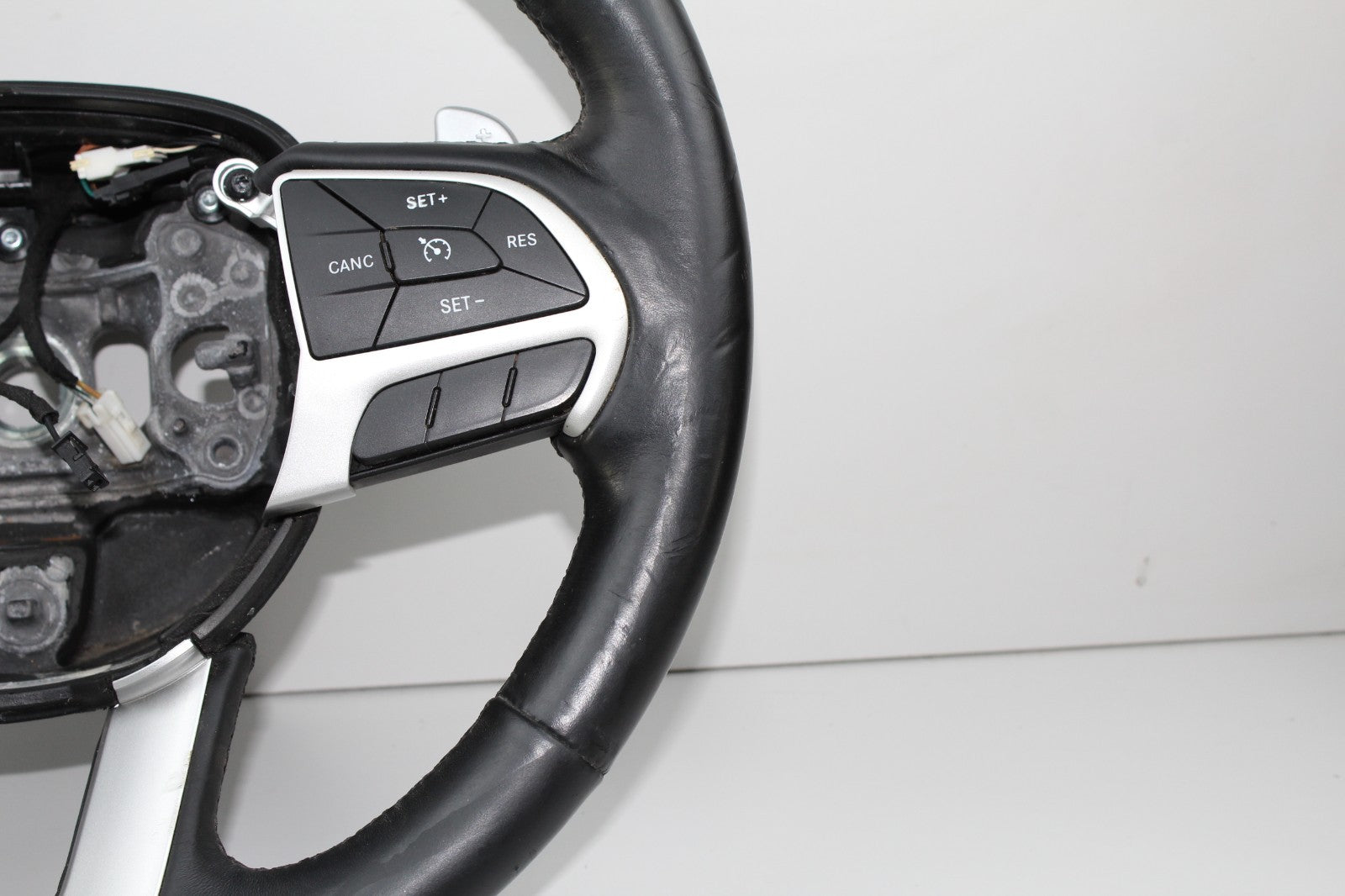 2015-2022 Dodge Charger Challenger Black Leather Steering Wheel OEM 1ZZ421X9AD