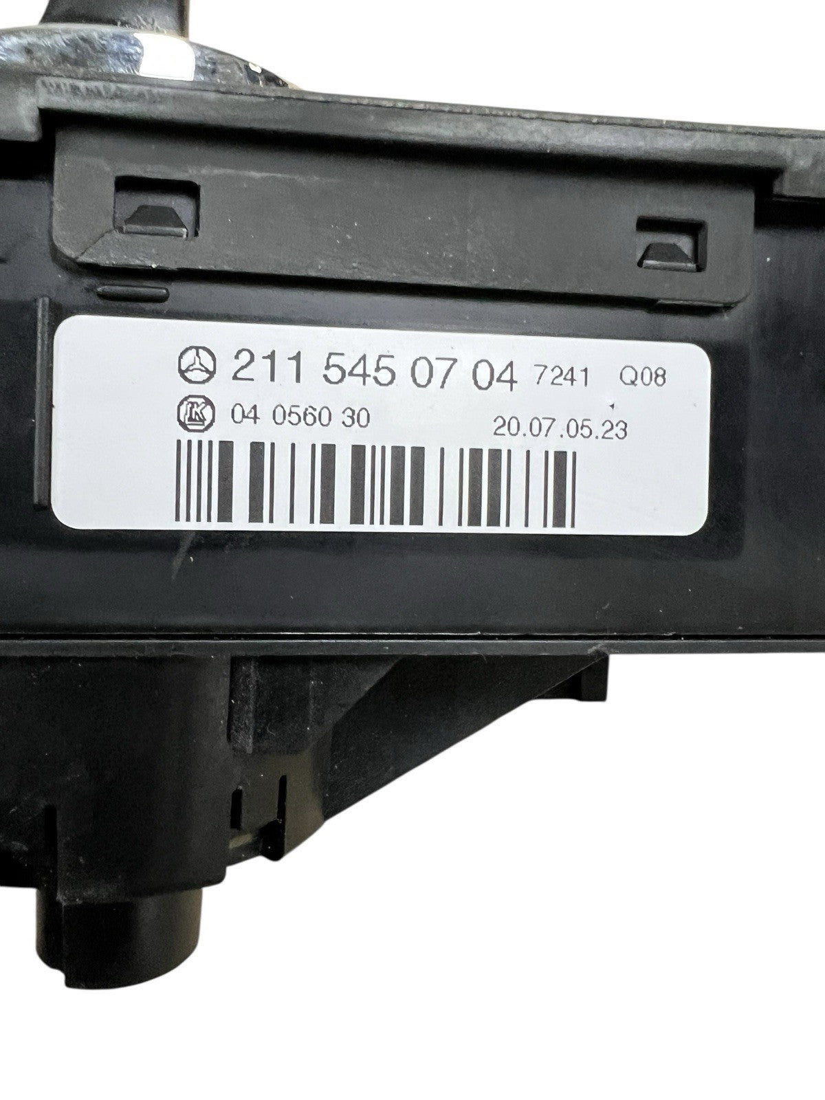 03-09 MERCEDES W211 E-CLASS HEADLIGHT CONTROL SWITCH BLACK OEM 2115450704