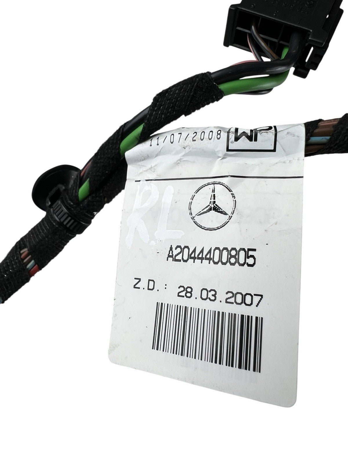 ✅2008-2014 Mercedes C350 C300 Rear Left Door Wire Harness A2044400805 OEM