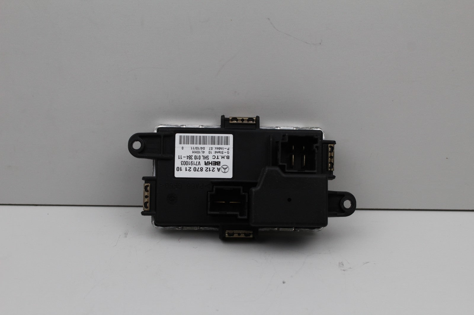 2012 MERCEDES E3500 BLOWER MOTOR RESISTOR MODULE OEM A2128702110