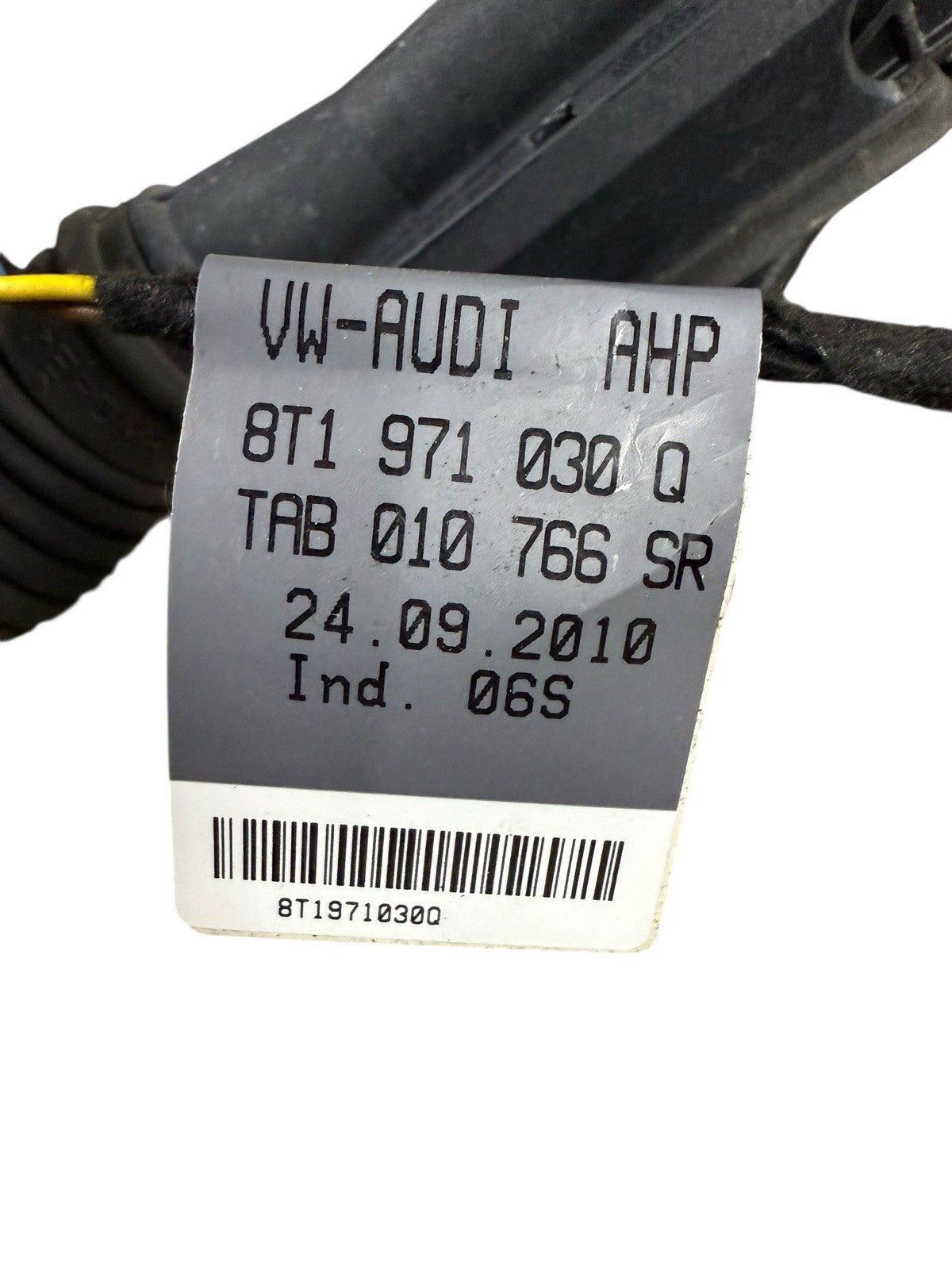 2009-16 Audi S5 A5 Front Right RH Passenger Door Wiring Harness OEM 8T1971030Q