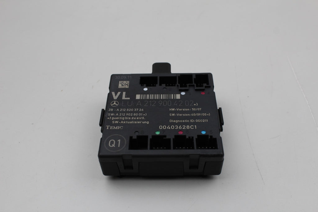 2010 MERCEDES E350 FRONT LEFT DOOR CONTROL MODULE OEM A2129004202