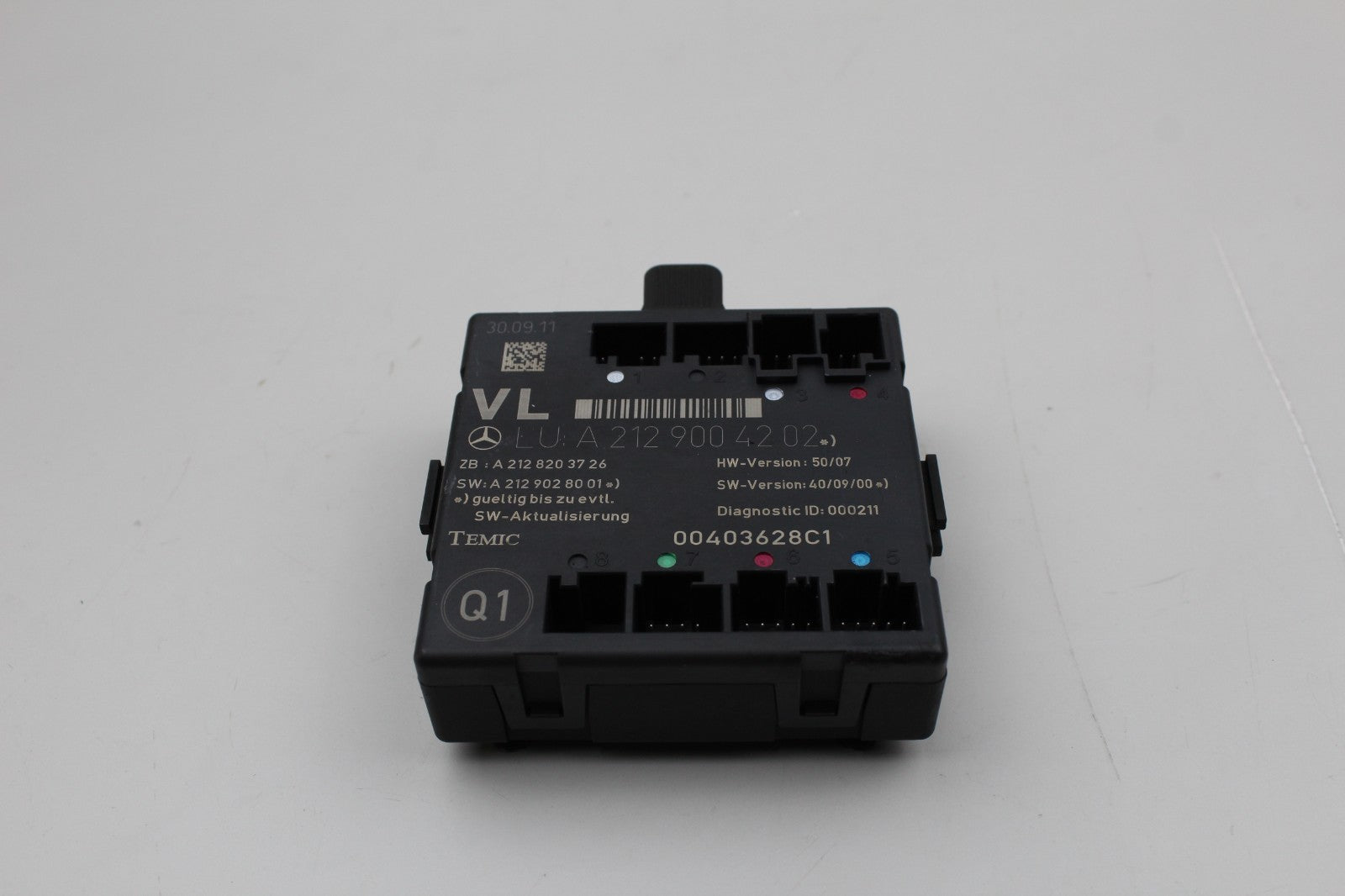 2010 MERCEDES E350 FRONT LEFT DOOR CONTROL MODULE OEM A2129004202