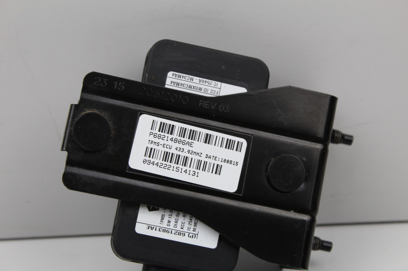 2015 DODGE CHALLENGER TIRE PRESSUR MONITORING MODULE OEM 68219831AE