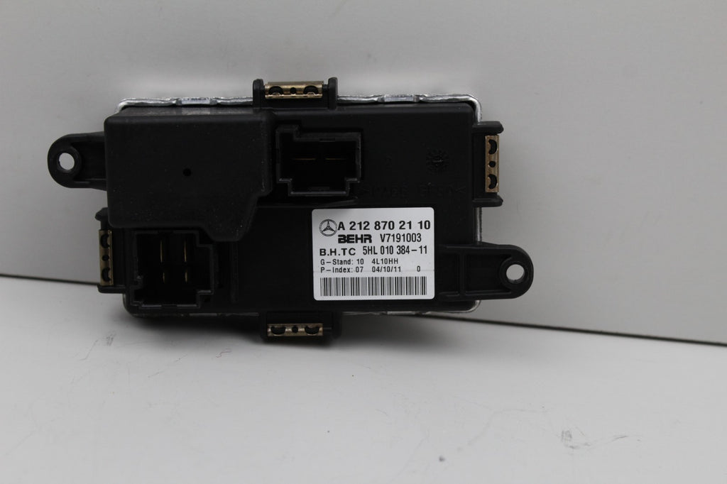 2012 MERCEDES E3500 BLOWER MOTOR RESISTOR MODULE OEM A2128702110