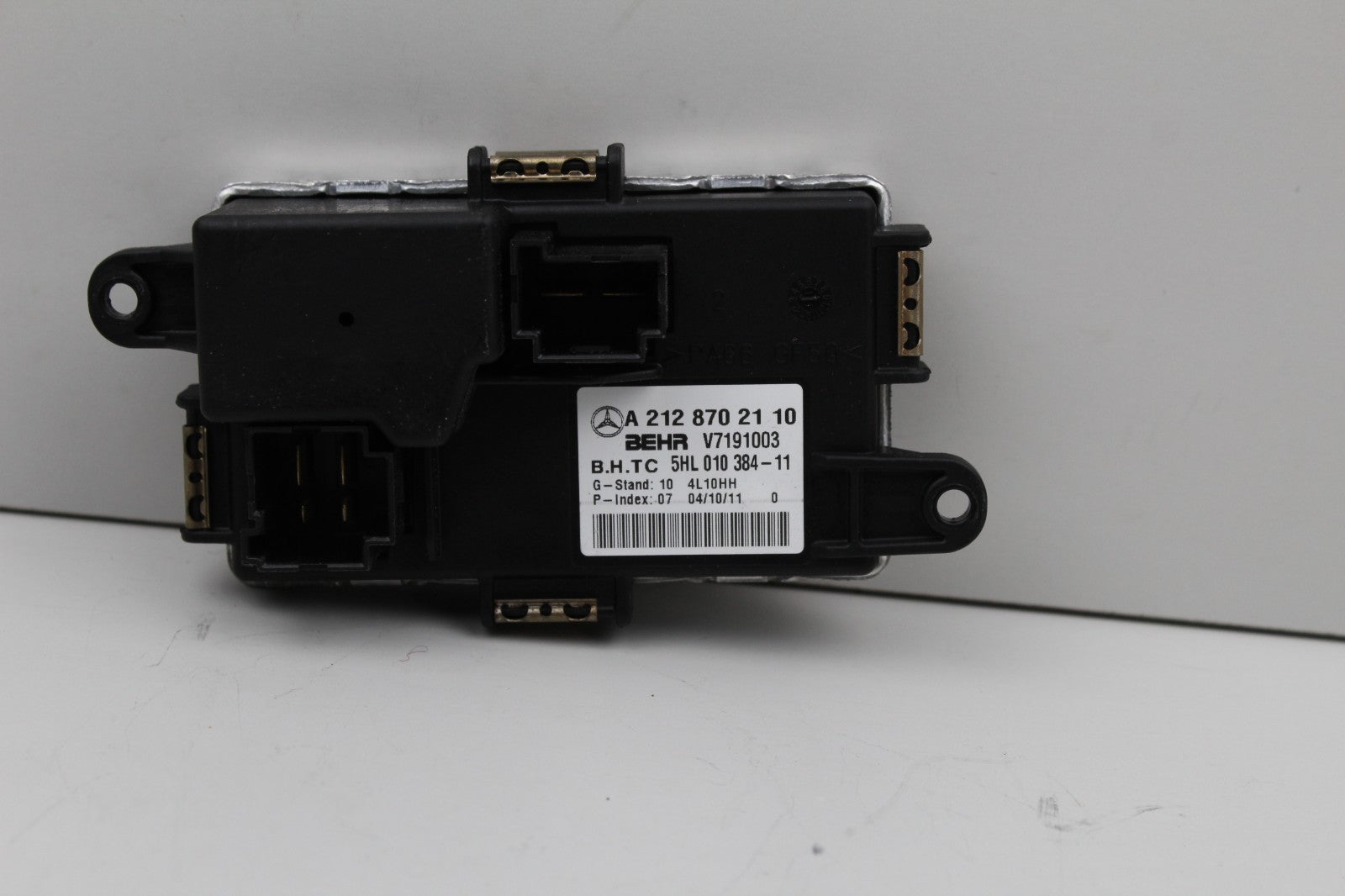 2012 MERCEDES E3500 BLOWER MOTOR RESISTOR MODULE OEM A2128702110