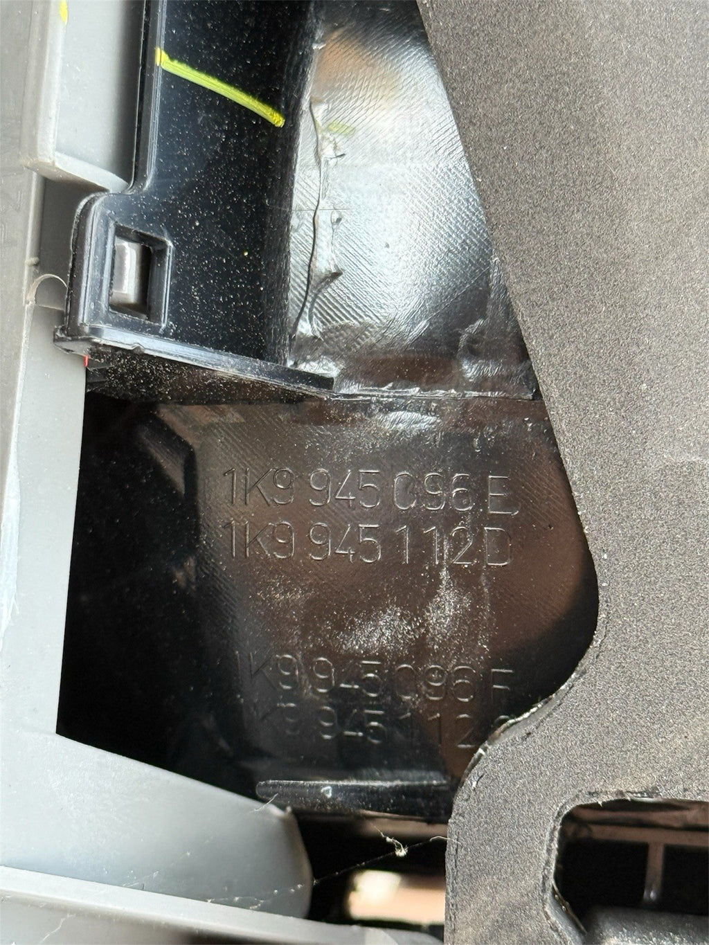 Right Rear Tailgate Stop Volkswagen 2010-2014 OEM 1K9 945 096 E