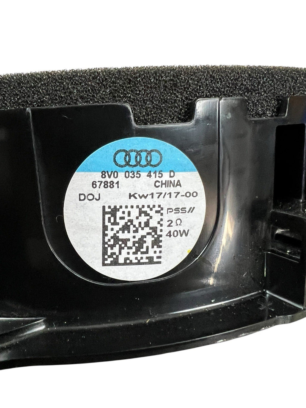2016-2020 AUDI A3 FRONT DOOR AUDIO SPEAKER 8V0035415D OEM