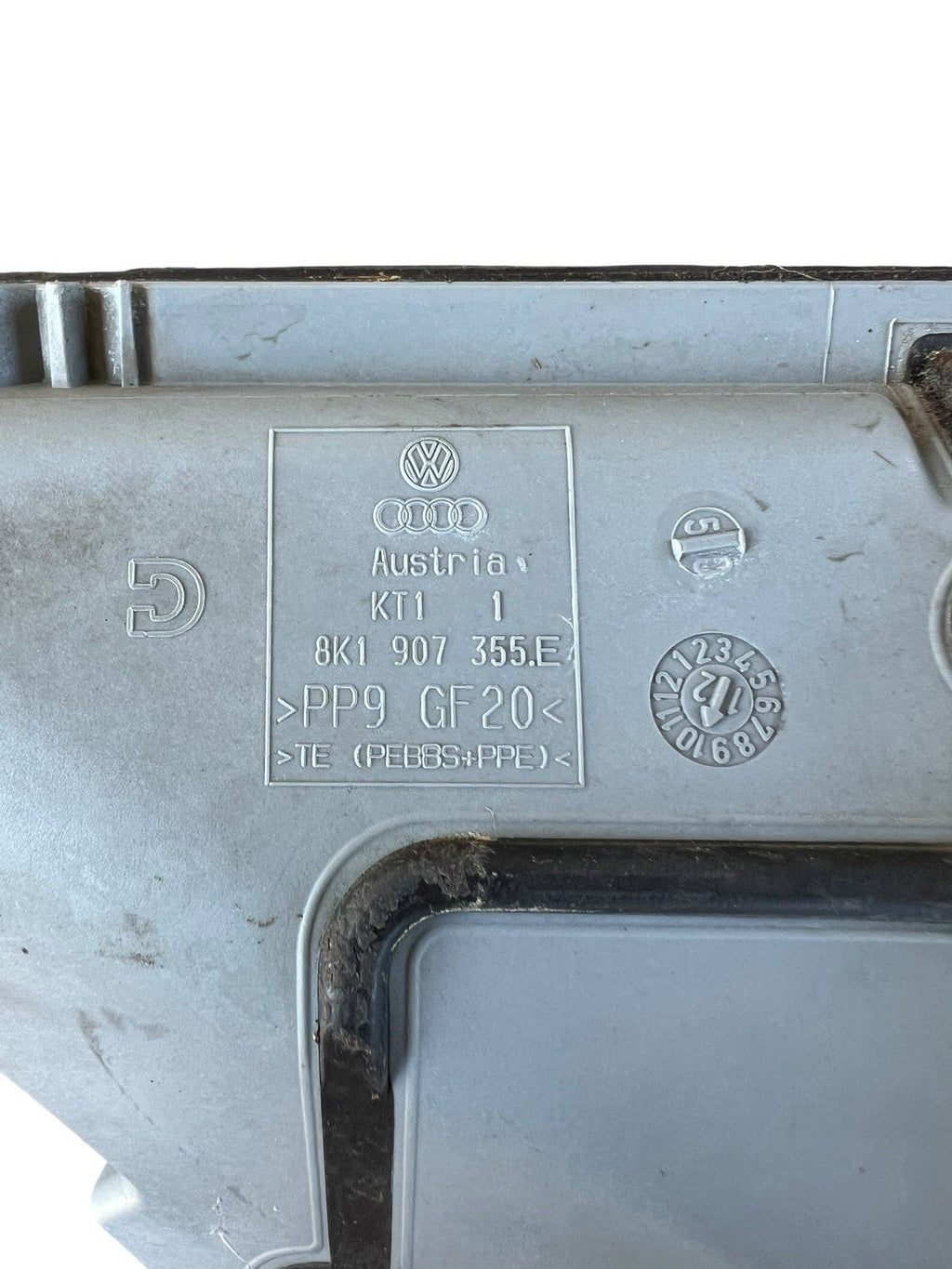 11-17 Audi A5 Lower ECU Engine Control Module Housing Cover OEM 8K1 907 355 E