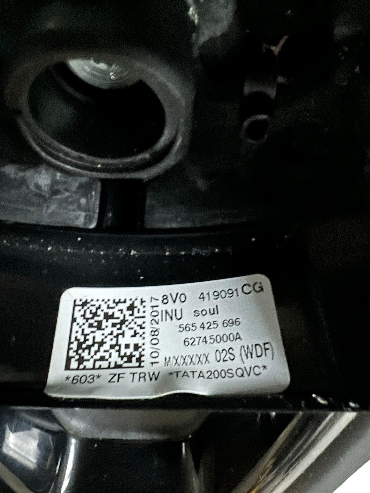 2017-2020 Audi A3 OEM Black Leather Steering Wheel 8V0419091