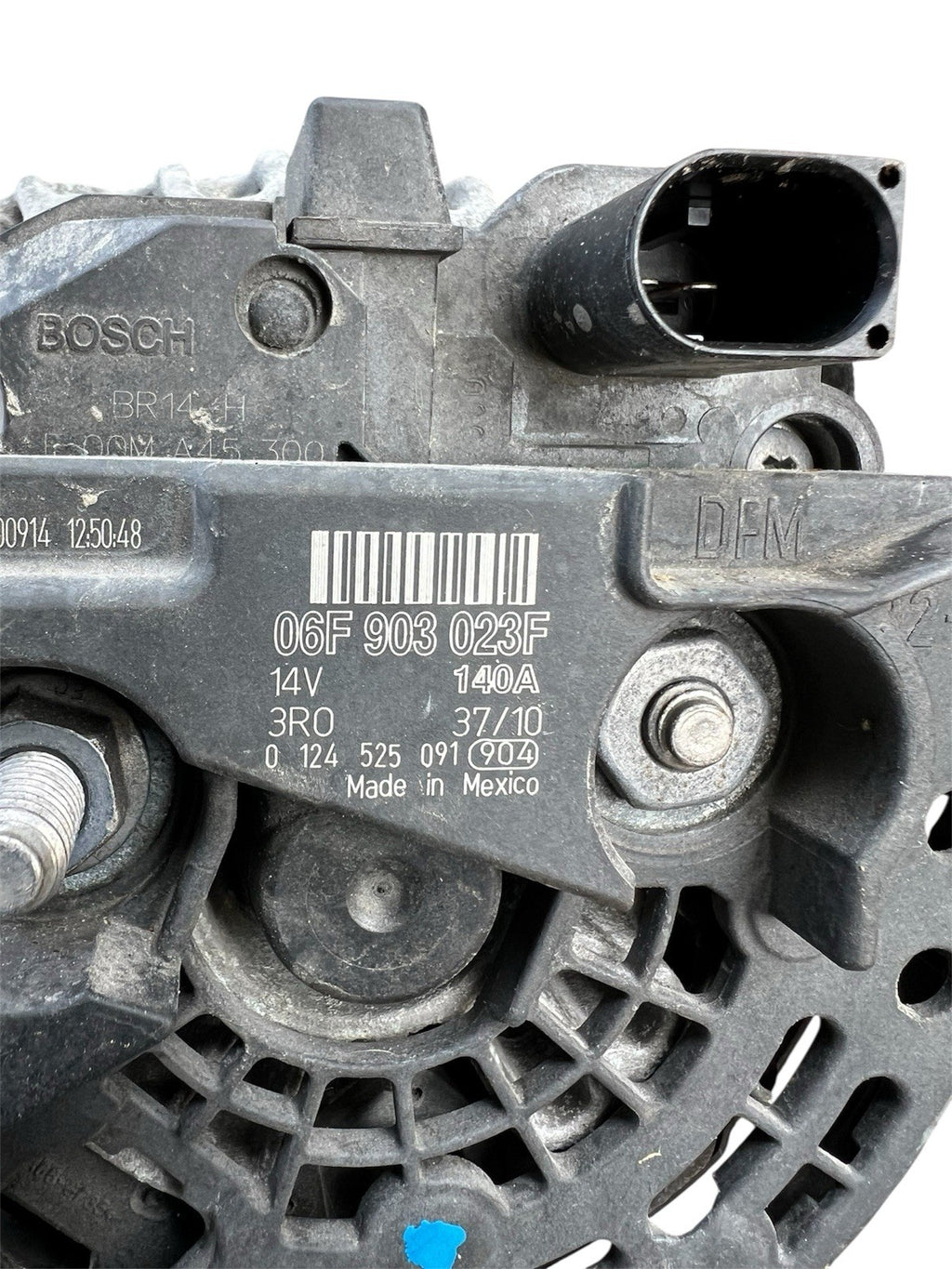 10-14 VW Jetta 2.0 Diesel TDI Engine Alternator OEM 06F 903 023F