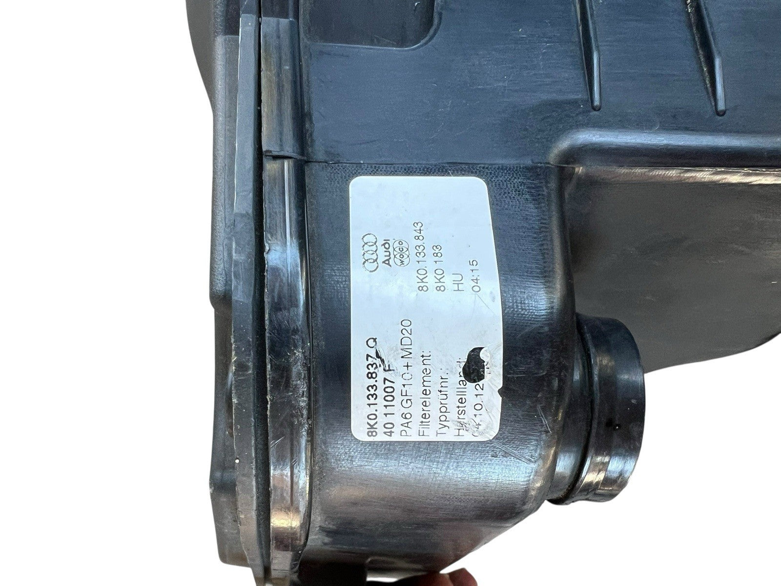 2010-17 AUDI S4 S5 3.0L AIR FILTER BOX CLEANER INTAKE HOUSING 8K0 133 837 Q OEM