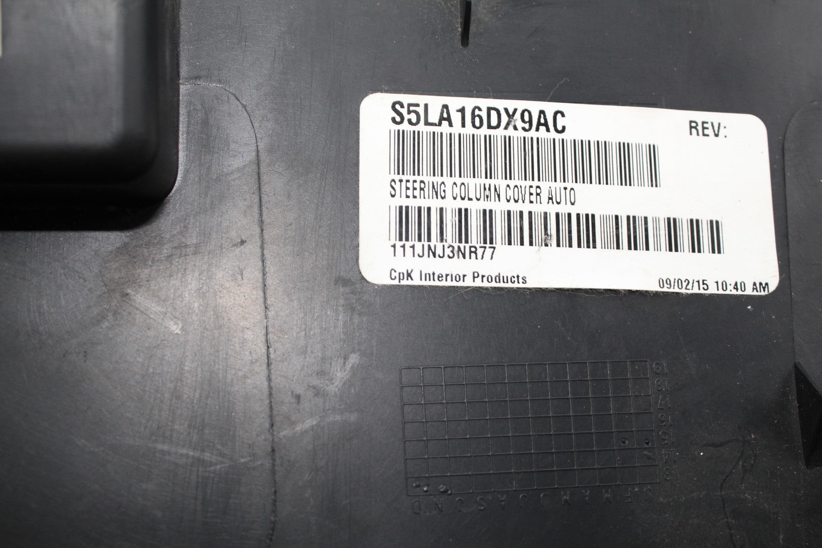2015-18 DODGE CHALLANGER DASH LOWER STEERING COLUM TRIM PANEL OEM S5LA16DX9AC
