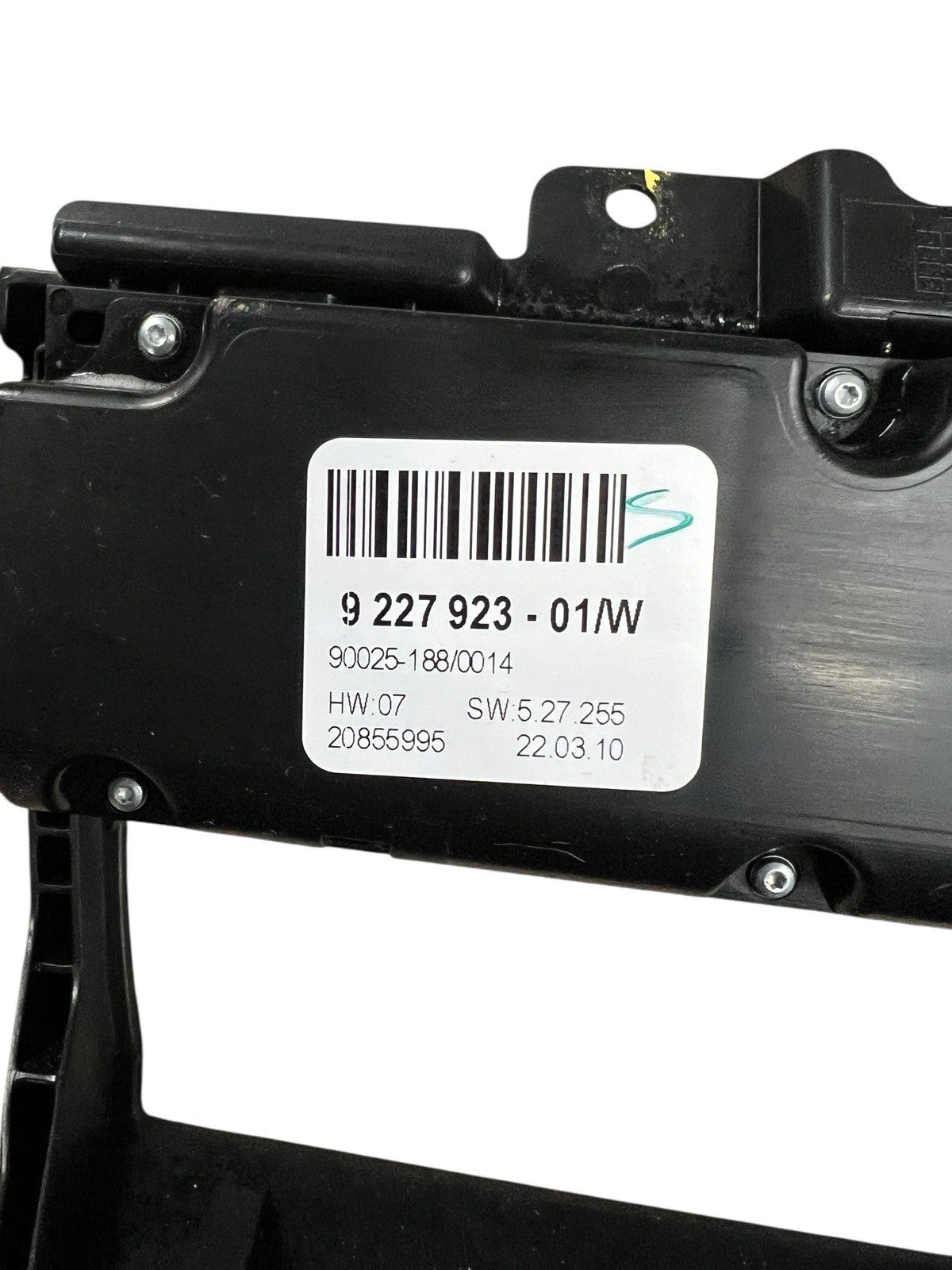 2011 BMW X5 Climate Control Panel Switches OEM 922792301