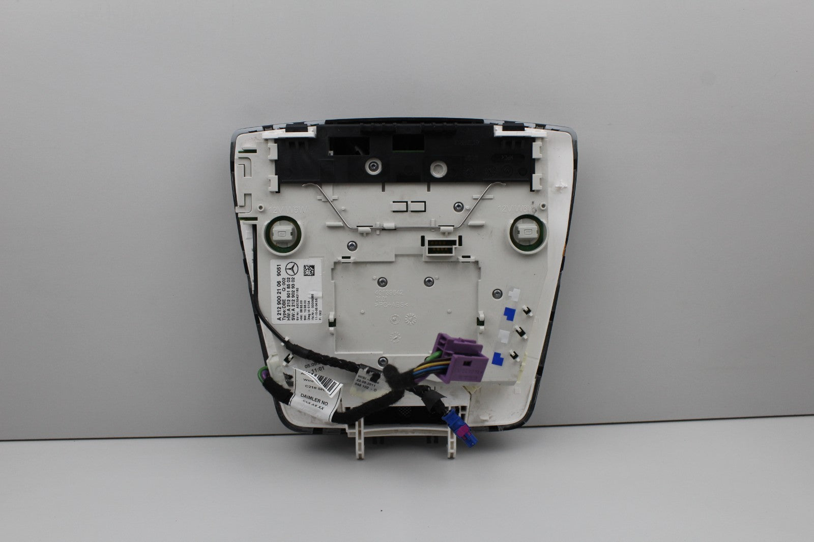 11-17 Mercedes W212 E350 E550 Front Overhead Console Dome Map Light W/Switch OEM