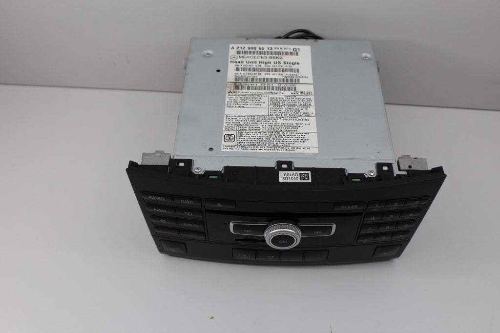 2010-13 MERCEDES E350 COMMAND NAV/RADIO CONTROL UNIT OEM A2129006513 