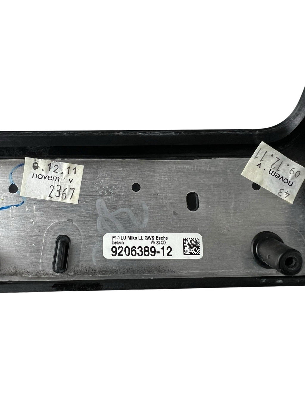 2011-2016 BMW F10 5-Series Center Console Trim Panel Decoration 9206389-12 OEM