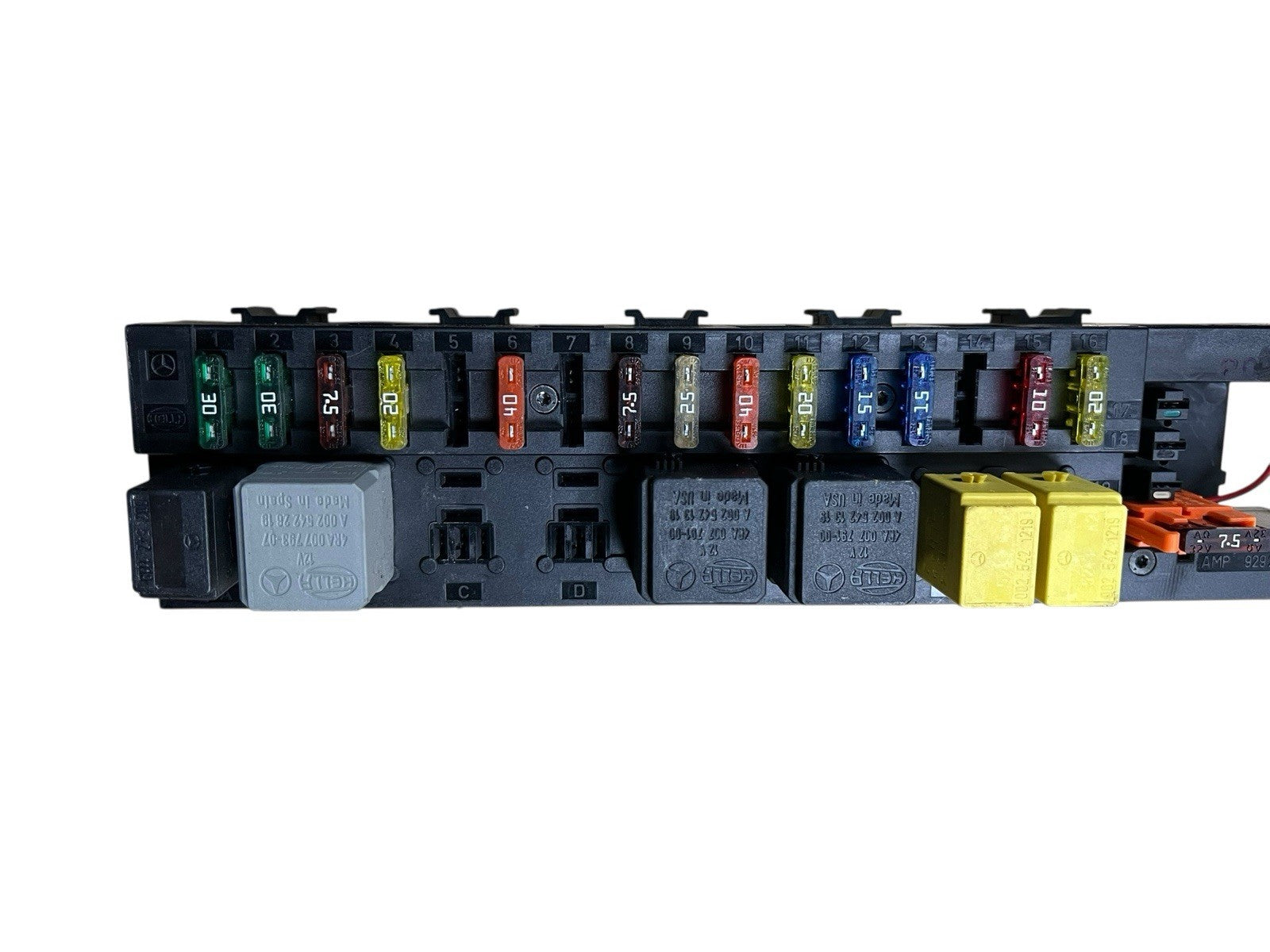 2003-11 MERCEDES E350  REAR SAM FUSE BOX RELAY CONTROL MODULE OEM 2115456501