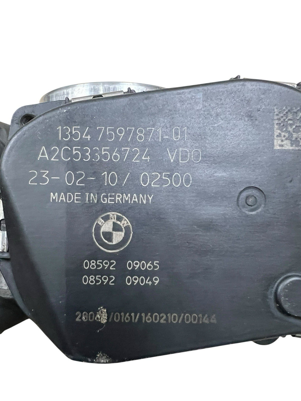 2011 BMW X5 3.0L Engine Throttle Body Valve Control Unit OEM A2C53356724