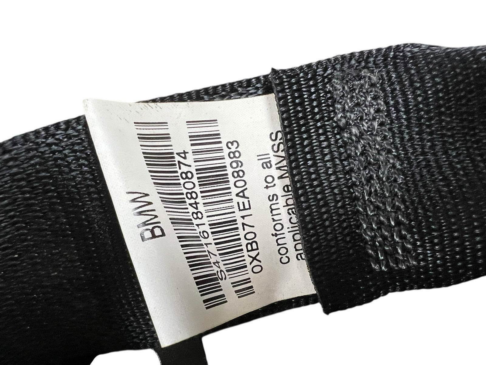 07-13 BMW X5 E70 REAR RIGHT SIDE SEAT BELT RETRACTOR OEM 606345500C