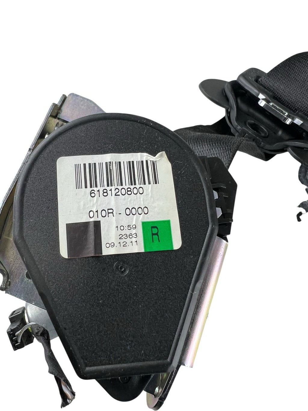2011 - 2016 BMW 550I F10 OEM FRONT RIGHT SEAT BELT RETRACTOR | BLACK 618120800
