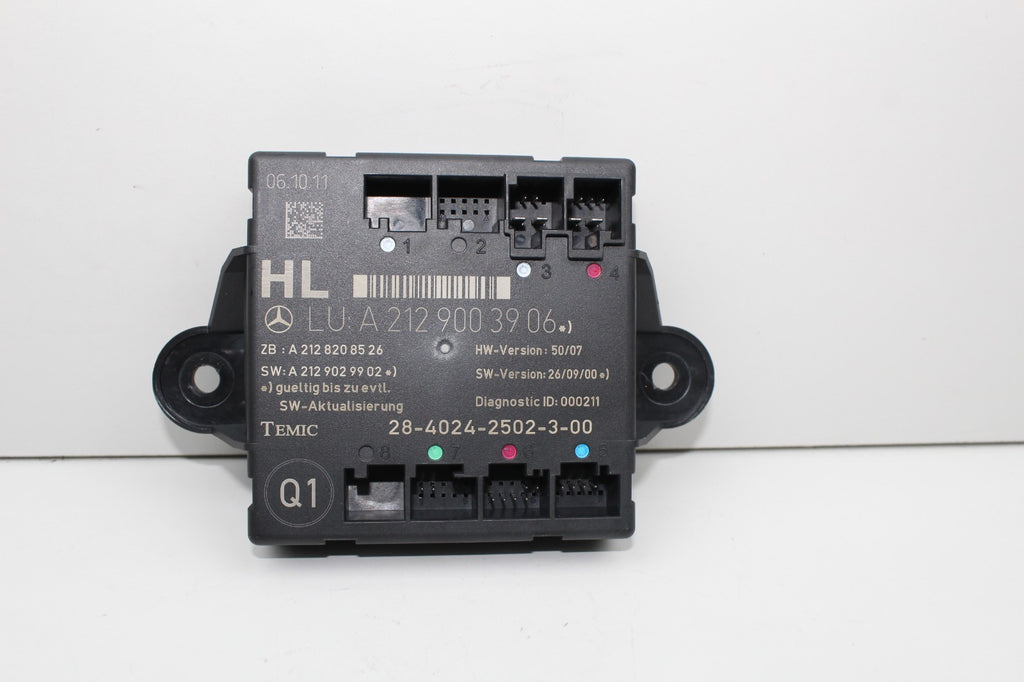 2008-18 MERCEDES E350 REAR LEFT SIDE DOOR CFONTROL MODULE OEM A2129003906