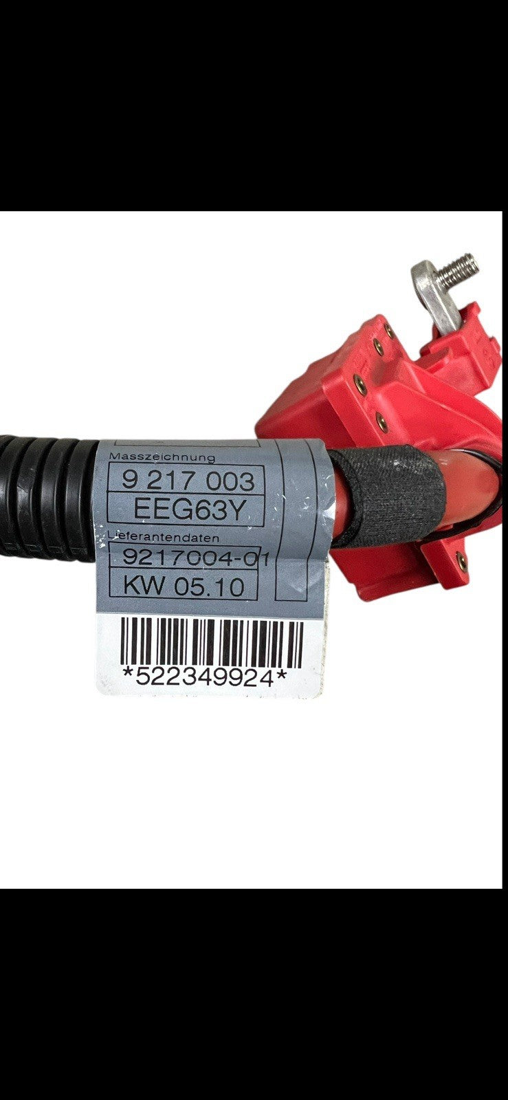 2007-2013 BMW X5 X6 E70 E71 POSITIVE BATTERY TERMINAL CABLE 9217003 OEM