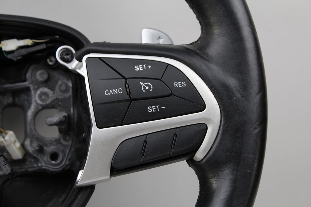 2015-2022 Dodge Charger Challenger Black Leather Steering Wheel OEM 1ZZ421X9AD