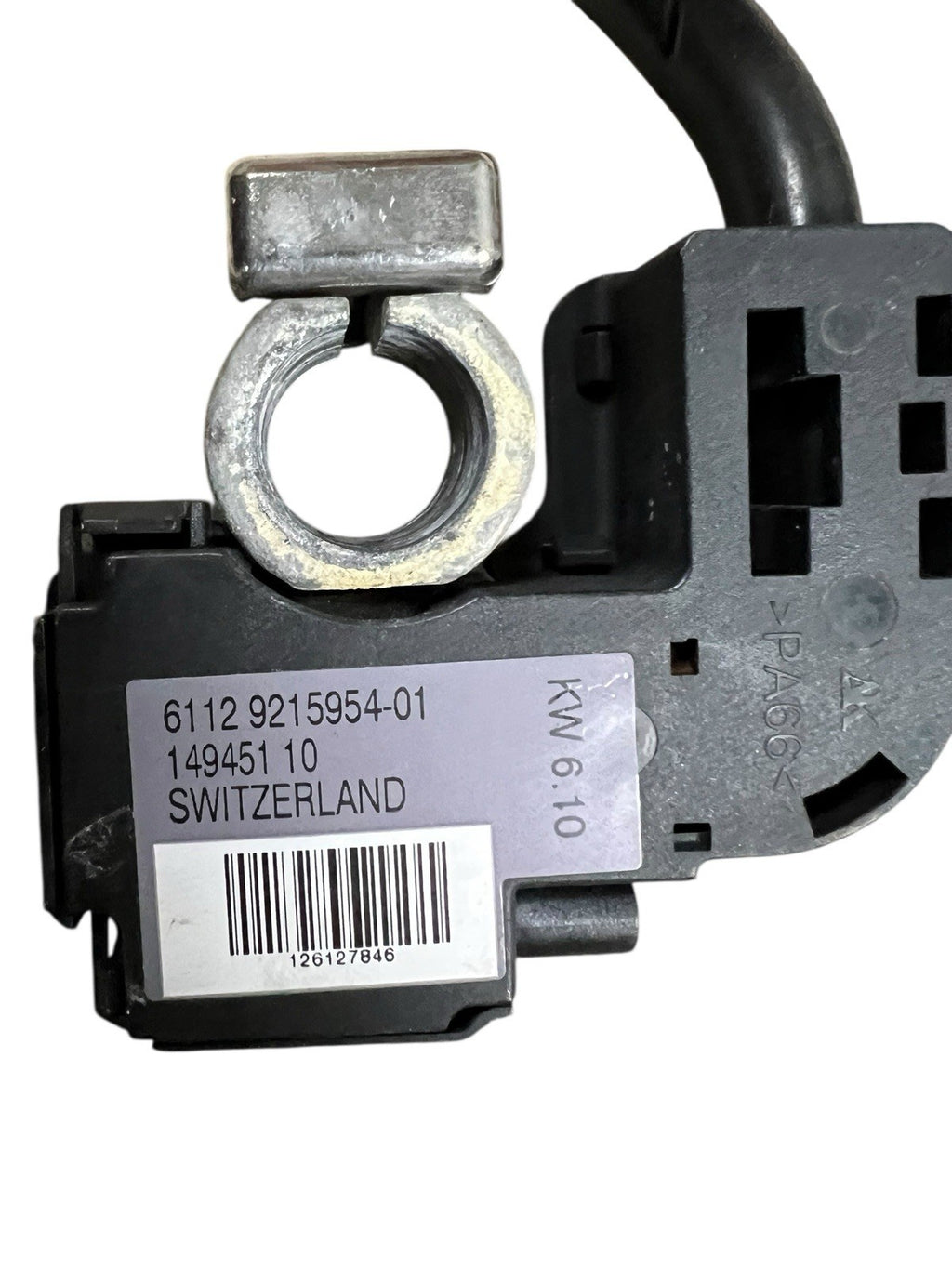 2011 BMW X5  NEGATIVE BATTERY CABLE WIRE CURRENT SENSOR OEM 6112921595401