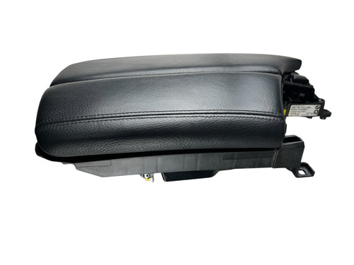 11-16 BMW 5-Series Front Console Arm Rest Armrest Cover Lid Black OEM 921689013