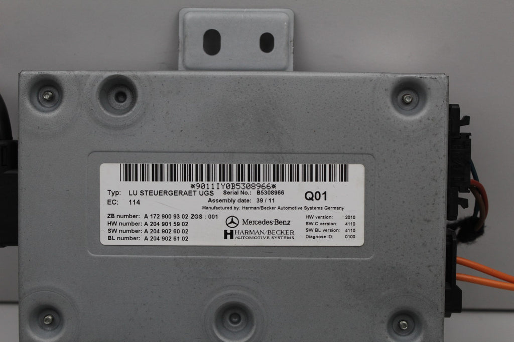 2010-13 MERCEDES E350 COMMUNICATION INTERFACE MODULE OEM A1729009302