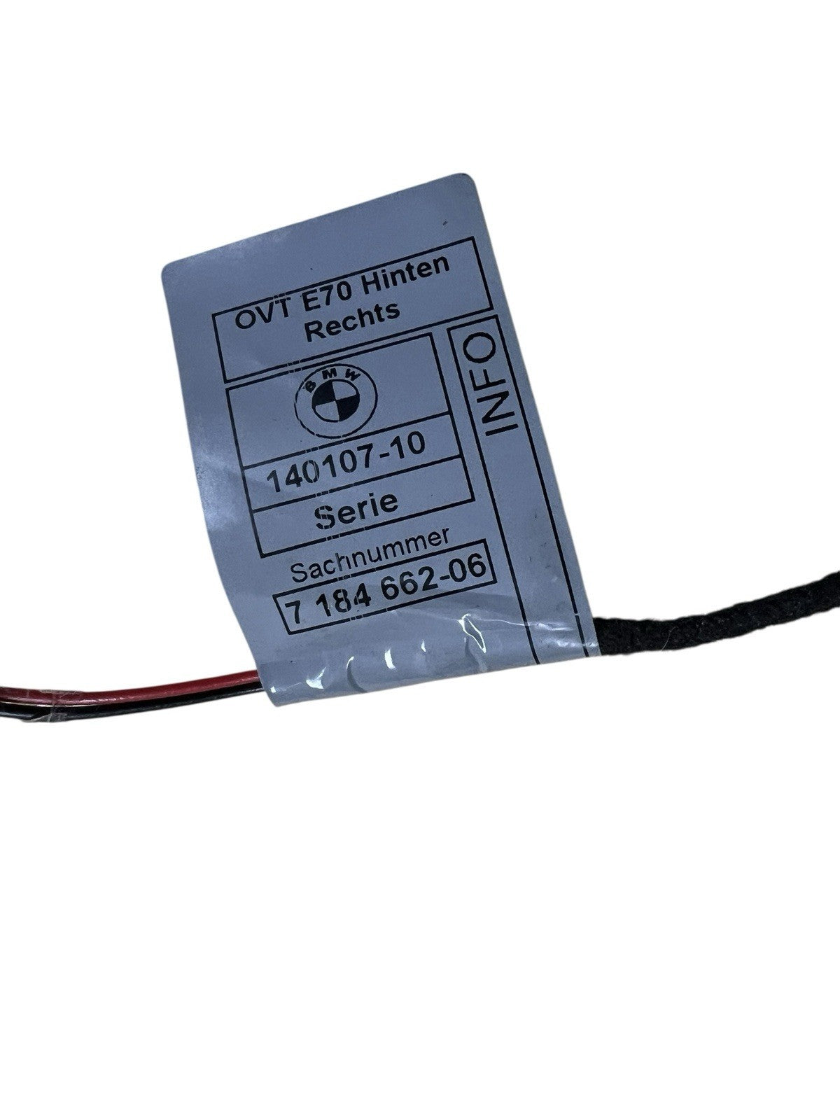 2007-13 BMW X5 Rear Right Door Handle Wiring Light OEM 14010710  718466206