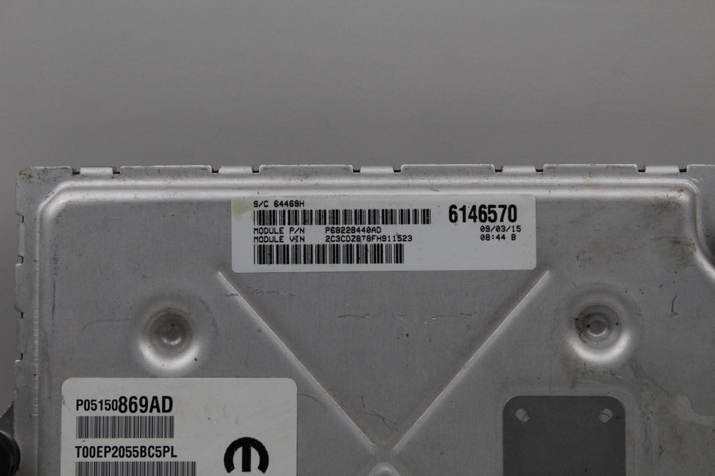 2015 DODGE CHALLENGER ENGINE COMPUTER MODULE ECM OEM P05150869AD