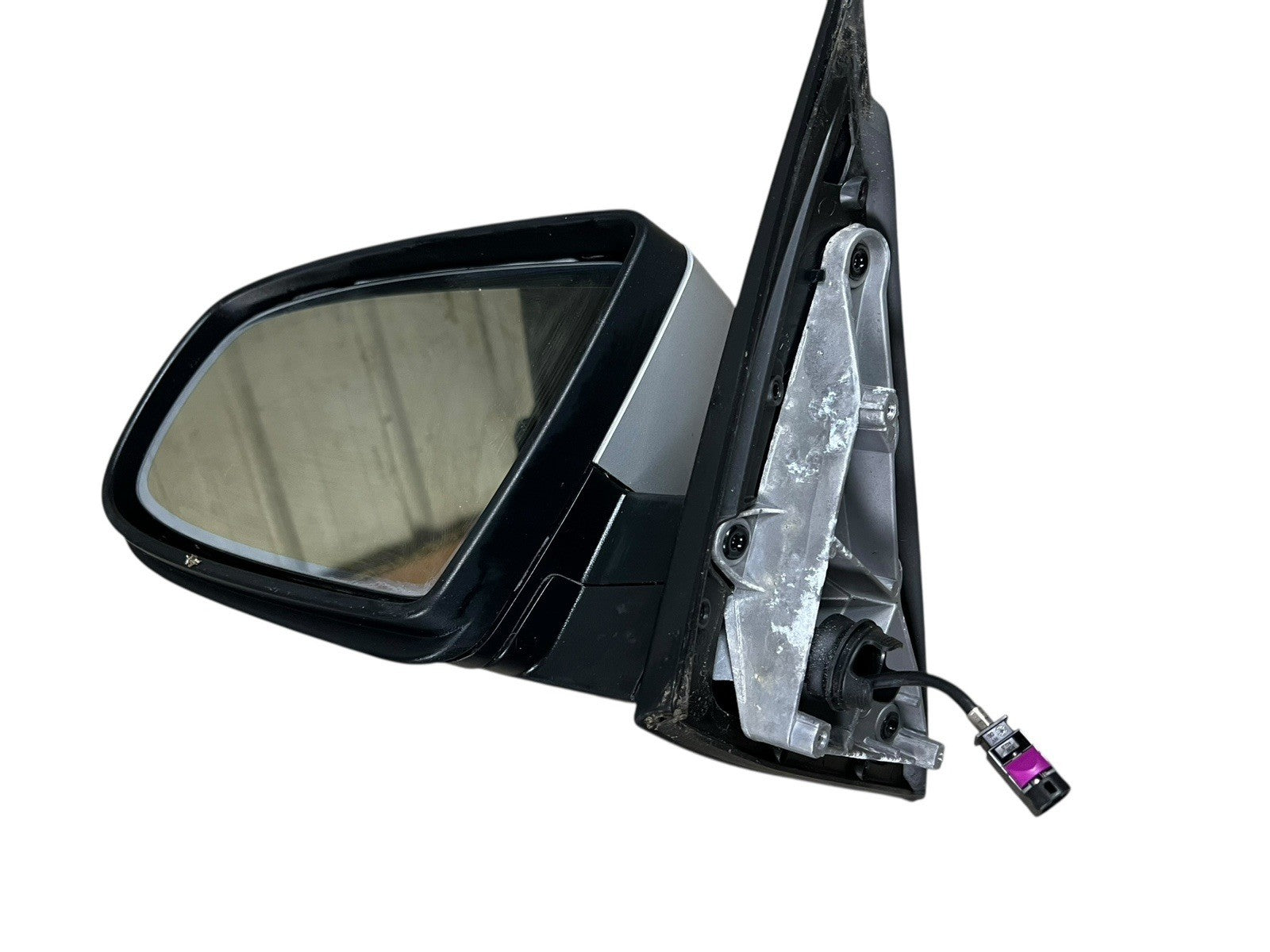 2008-2013 BMW X5 E70 Left Power Door Side View Mirror W/ Camera Black 607095 OEM