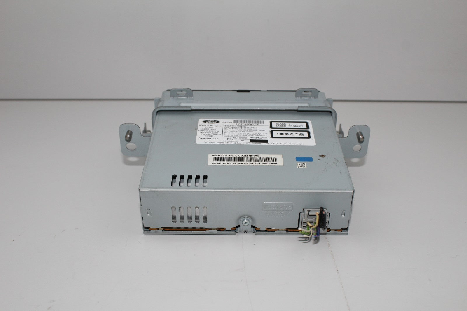 2017 LINCOLN MKZ CD PLAYER RECEIVER MODULE OEM HP5T18C830AC